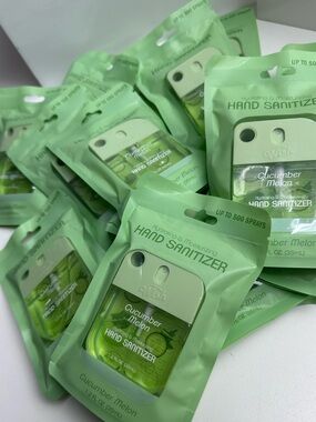 Wish Cucumber Melon Hand Sanitizer NWT 1.2 Fl Oz Lot of 16 Individually Sealed